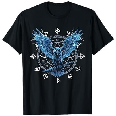 Walhalla Wikinger Odins Raben Nordische Mythologie Odin T-Shirt