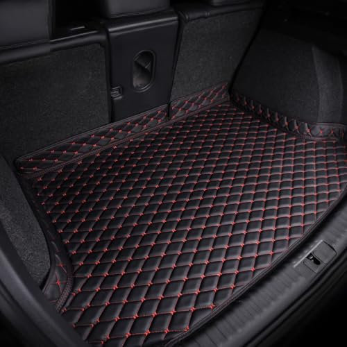 YJPHR Coche Cuero Alfombrillas Maletero para Fiat 500 2008-2013, Impermeable Antideslizante Protector Maletero Bandeja Maletero Accesorios