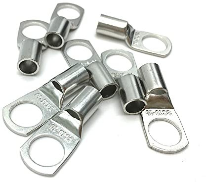 10PCS 70-95mm² Copper Cable lugs Terminals Battery Wire Welding Cable Connectors Kit suit SC50-12 SC70-8 SC95-8(SC95-12)