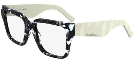 KARL LAGERFELD KL6201 016 MARBLE BLACK 54/17/140 Damen Brillen
