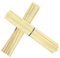 DIKACA 2 Paquets Bambou artisanat fantaisie de plein air Accessoire mini-bâtonnets brochettes de barbecue pour restaurant brochettes rotatives pour barbecue En bois