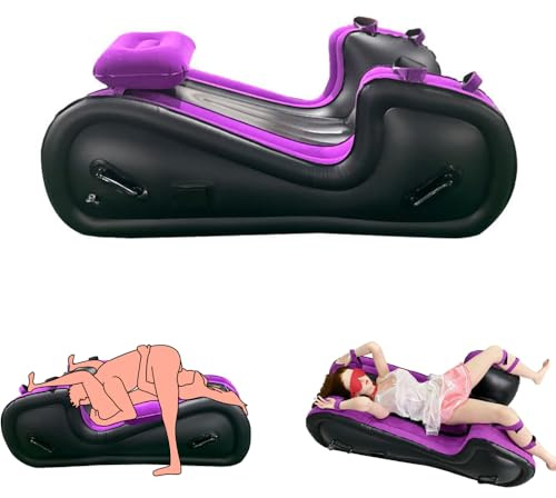 Sexmöbel, Sexsofa für BDSM G Spot Positionshilfe aufblasbarer Sexstuhl mit Kissen für Erwachsenenspiele Sexuelles Vergnügen Sexspielzeug für Paar Schlafzimmer