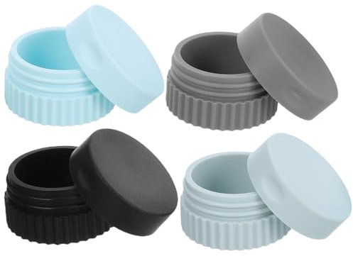 minkissy 4stücke Kleiner Pillen-organizer Reisebehälter Für Tabletten Mit Deckel Auslaufsicher Für Unterwegs Kompakt Täglicher Gebrauch