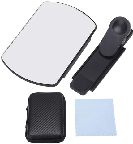 Smartphone Camera Mirror, Adjustable Outdoor Reflection Kit | Adjustable Reflection Accessory, Outdoor Travel Photography, Android and IOS Compatibility, Reflective Surface
