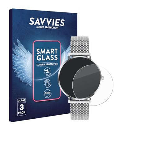 Savvies Schutzglas für Pireware Amory 5 Mini | 3 Stück Transparenter Displayschutz Made in Germany Panzer Schutz Glas 9H Schutzfolie HD Klar Blasenfrei Einfache Montage