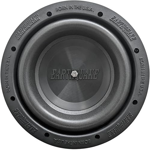 EARTHQUAKE Sound SLAPS-M8v2 8-Inch Mass Tuned Passive Bass Radiator for Home and Mobile Audio Subwoofer Enclosures