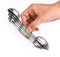 Magnetisches Messlöffel-Set, doppelseitig, Edelstahl, 7 Stück, stapelbar, magnetisch, Teelöffel, Esslöffel zum Messen von trockenen und flüssigen Zutaten (Farbe)