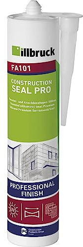 ILLBRUCK FA101 Fenster- und Anschlussfugen-Silikon 310ml hellgrau