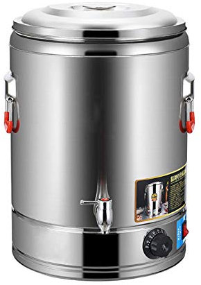 Dispensador de Agua Caliente, Hervidor de Agua Eléctrico de 30L/40L con Grifo, Dispensador Bebidas Electrico Termos Jarra Térmica Barril Aislado Hervidor de Bebidas, Jarras para el Té y el Café