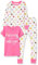 Amazon Essentials Disney | Marvel | Star Wars Pigiama, 3 Pezzi (Precedentemente Spotted Zebra) Bambine e Ragazze, Pois/Principessa, 2 Anni