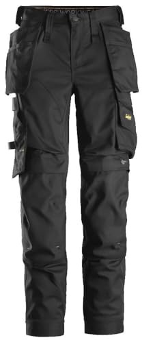 Snickers Workwear Damen Arbeitshose 6247 (Schwarz, 38)