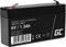 Green Cell® Batterie AGM 6 V 1,3 Ah VRLA - Batterie au Plomb - Batterie de Rechange - Batterie Gel - Jouet électrique - Alarme - Véhicule pour Enfants - Quad pour Enfants