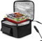 Microondas portátil de viaje de 12 V, mini microondas para coche, resistente al agua, ligero, fácil de limpiar, horno eléctrico de seguridad, caja de picnic de calentamiento rápido para viajes, camp