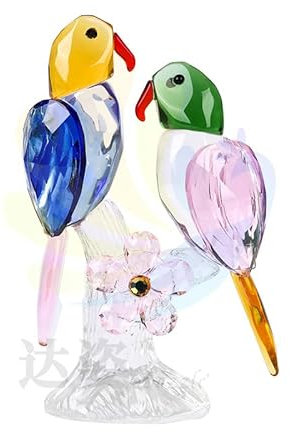 Elegante Kristall-Vogel-Figuren, Glas, Briefbeschwerer, Handwerk, Miniatur-Ornament, Kindergeschenk, Heim-Tisch, Hochzeitsdekoration