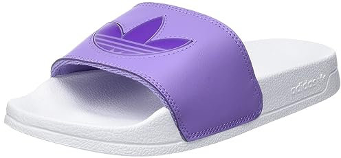 adidas Femme Adilette Lite W Mule, FTWR White Magic Lilac Shock Purple, 43 EU