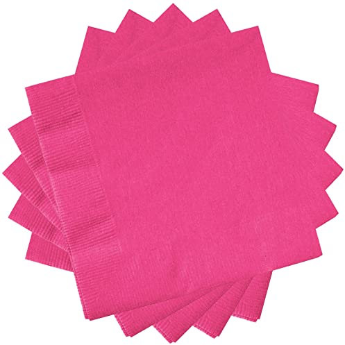 20 St Rosa Rosa Servietten,Papierservietten Rosa Rosa 33x33cm Napkins Servietten Paw Cocktailservietten,Tischdeko Hochzeit Papierserviette Einweg Napkins Tisch Dekorationen für Garten Geburtstag Party