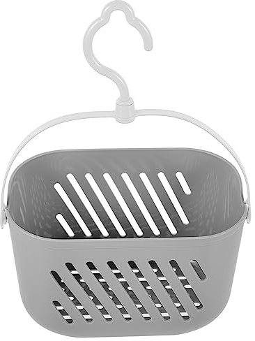 Cabilock Duschregal Organizer Rack Hängender Aufbewahrungskorb Badezimmerregal Kunststoffkorb Mit Griff Bad Organisation