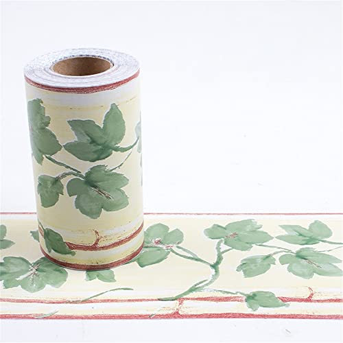 Cenefas Adhesivas Para Paredes 10M/rollo autoadhesivo impermeable líneas de cintura papel pintado baño línea de rodapié decoración zócalo pasillo suelo bordes pegatina ( Color : 18 , Size : 10cmx10M )