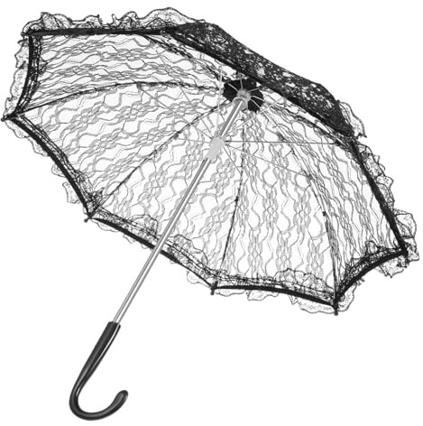 VALICLUD 1 Pc Parapluie En Dentelle En Dentelle Vintage Mini Parapluies Pour Décorations Photographie Décor En Macramé Fer Haute Qualité Manquer Fournitures De Spectacle