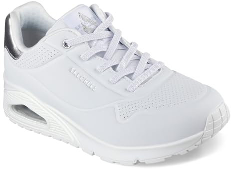 Skechers Uno - Shimmer Away, Zapatillas de Deporte Mujer, Blanco, 39 EU