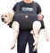 Hundegeschirr-Rucksack für große Hunde, Ganzkörper-Tragetasche, Rehabilitationsträger für Treppen/Autos, alte Verletzungen, Arthritis, Unterstützung der Hinterbeine (Schwarz, XL (Abstand Beine 17,8 cm