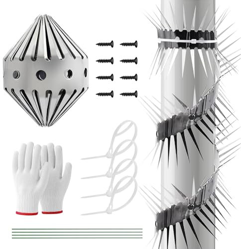 Ahuyentador de martas, 100 cm, protección contra martas, protección contra martas, para cañones, casas, mapaches, para ahuyentar martas, ático, apto para animales