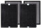 PUREBURG Replaccement Filter Compatible with Airversa Purelle AP2 Air Purifier, 2-Pack (4 Filters) H13 HEPA Activated Carbon 2-in-1 3-Stage Filtration