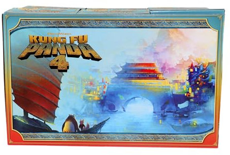 Kung Fu Panda 4-2.5'' Collectible Noodle Box Mystery Surprise Figures, 4 Unique Limited Edition Variants, Fun Poses and Colours, Suitable for 4 Years and up