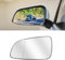 URAQT Vidrio de Espejo Retrovisor Repuesto,Compatible con Opel Corsa Vidrio de Espejo Retrovisor Izquierdo, Espejo Retrovisor Calefactable Ajustable con Espejo Asférico, OEM: OPEL (13141985 6428786)
