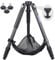 ARTCISE Lightweight Carbon Bowl Tripod Fast Level Adjustable Carbon Fiber Travel Camera Tripod with Stone Bag and Extra 3 Rubber Feet for DSLR/Digital/Camcoder Max Load 44Lb/20kg