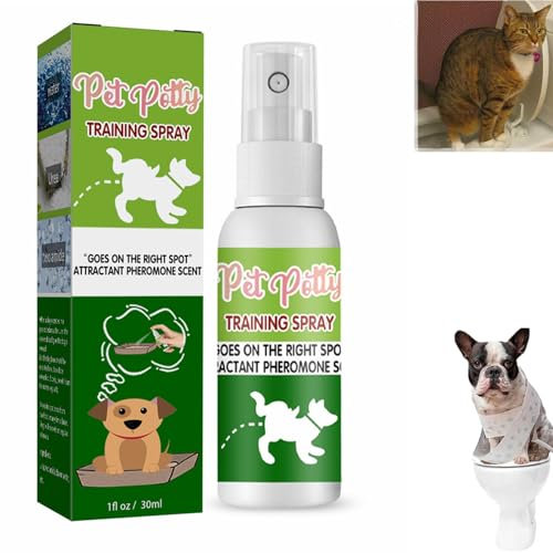 Dog Potty Training Spray,Pet Potty Training Spray,Pet Defecation Inducer,Pet Toilet Location Sprayer for Dog,Dog Toilet Training,for Indoor & Outdoor Use,30 ml