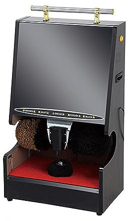 XNYXLPP Cireuse à Chaussures électrique, cireuse à Chaussures à Induction Automatique, cireuse à Chaussures électrique en Acier Inoxydable, Brosse à Chaussures électrique (A)