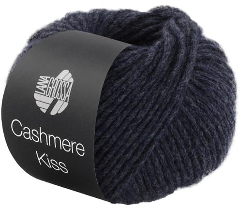 LANA GROSSA Cashmere Kiss | Edle Merino-Kaschmir-Mischung | Handstrickgarn aus 70% Schurwolle (Merino superfein) & 30% Kaschmir | 25g Wolle zum Stricken & Häkeln | 70m Garn FB 112