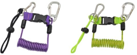 JUCHRZEY Tauchkamera-Lanyard aus Edelstahl, Tauchsport-Zubehör (lila)