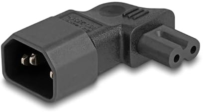 DELOCK Netzadapter IEC 60320 - C14 auf C7, Stecker/Buchse