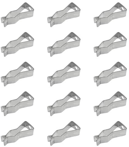 KESOTO 15Pcs Led-leuchten Clips Infrarot Heizung Rohr Klemmen Lampe Rohr Clip Rohr Klemmen für Geschäfte