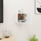 Xichuzi Mueble de Pared para TV, Mueble Salon, Mueble TV Salon, Mueble pequeño, Mesa Auxiliar TV, Mesa De Televisión, Blanco 30,5x30x30 cm