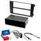 CARAV 11-002-a-12 DIN Autoradio Radioblende Set mit Aktiv Adapter f¨¹r Audi A6 (4B) 1997-2005, Allroad 2000-2006 mit Ablagefach