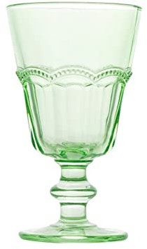 H&H Set Calici, Verde, 4 Unità