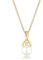 Elli PREMIUM Halskette Damen Infinity Unendlichkeit Topas in 585 Gelbgold
