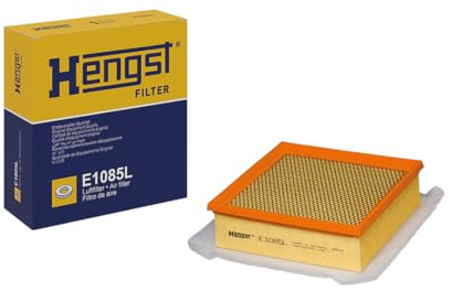 HENGST - Luftfilter E1085L - Luft-Filtereinsatz für KFZ | Hochwertiger Motorluftfilter für Otto- oder Dieselmotor - Schutz für Motoren - Wasserbeständig