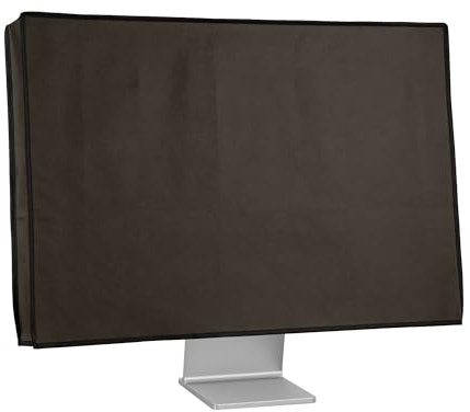 kwmobile Schutzhülle kompatibel mit 27-28 Monitor - Hülle PC Bildschirm - Computer Cover Case - Dunkelgrau