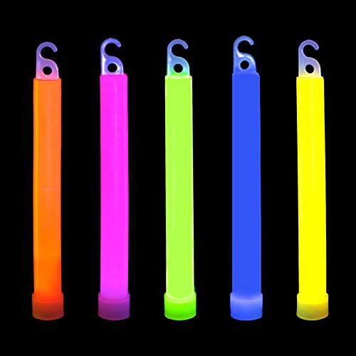 novelinks 50 Pack 6 Inch Glow Sticks Bulk Party Pack for Kids and Adults