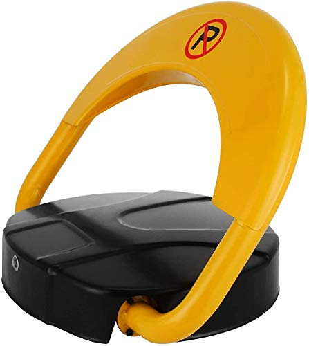 FlowerW 20M Remote Controller Electronic Private Parking Space Lock Replaceable Battery Parking Space Saver Lock Automatic Barrier Alarmed Carport Tool Durable