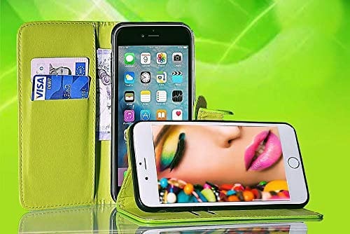 RKVMM Wallet Case for iPhone SE 2020 / iPhone 7/8, Premium Leather Flip Stand Phone Case Cover Compatible with Apple iPhone SE 2020/7/8/SE2 (Green)