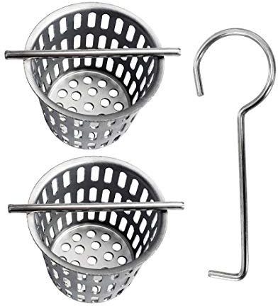 Neodrain 2 x Haarfänger, Duschablauf, Haar- und Schmutzsieb, nur passend für Neodrain Duschabläufe, Haarfalle, mit Hebehaken