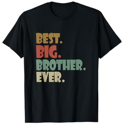 Best Big Brother Ever Shirt für ältere Geschwister Teenager für Jungen T-Shirt
