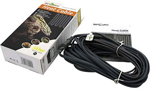 Riscaldatore per animali domestici Cavo rettile cavo di calore flessibile impermeabile Repti Rettile di calore for Chameleon animali Riscaldamento Isolamento Linea Riscaldamento ( Color : 50W )