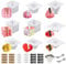 141 Stück Kerzenform Bubble Kerzen Kit, Kerzenformen zum Gießen, 3D Kerzen Form Silikon Bubble Kerzen Formen, DIY Silikonformen Kerzen, Bubble candle - Silikonformen, als Heimdekorationen