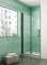 Acezanble Duschtür 90x195cm Duschabtrennung Nischentür Falttür 6mm Nano Glas,Höhe 195cm